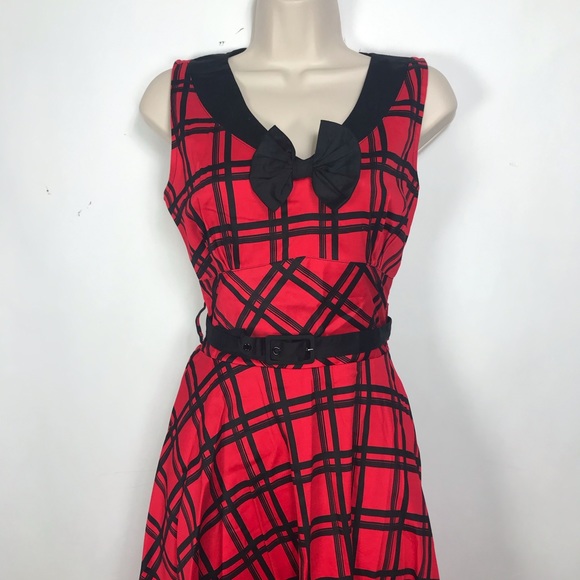 Voodoo Vixen Plaid Swing Dress NWT - Picture 2 of 8
